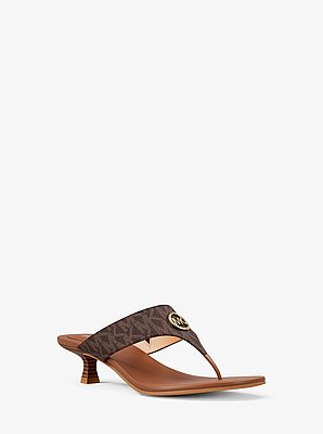 Anneka Signature Logo Thong Sandal