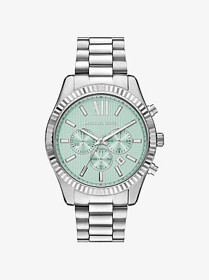Orologio Lexington oversize tonalit&agrave; argento