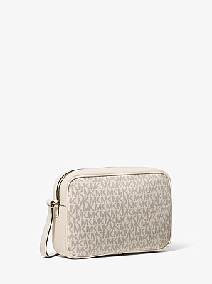 Jet Set Travel Large Signature logo Camera Crossbody Bag