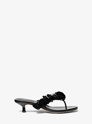 Loretta Sequin Embellished Sandal