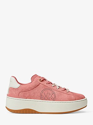 Plateau-Sneaker Dottie aus Wildleder