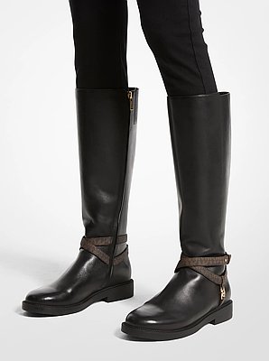 Abigail Leather Riding Boot