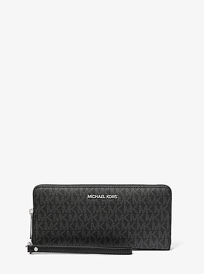 Jet Set Travel Large Signature Logo Continental Wallet image number 0