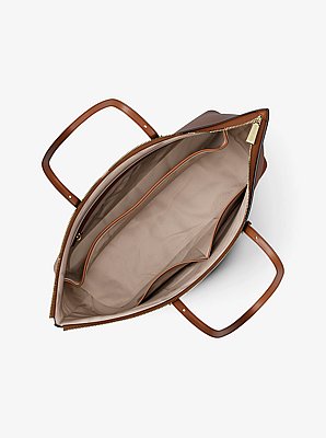Quinn Large Pebbled Leather Tote Bag