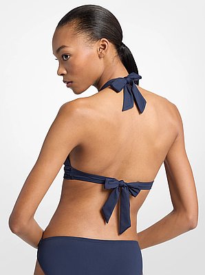Logo Halter Bikini Top