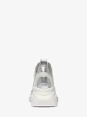 Sneaker Zuma in mesh con inserti metallizzati