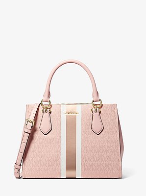 Sac &agrave; main Marilyn de taille moyenne &agrave; logo Signature