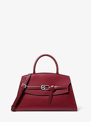 Greta Medium Leather Satchel