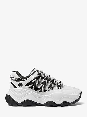 Atlas Cord Mesh and Leather Trainer