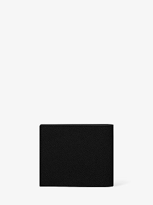 Cooper Saffiano Leather Billfold Wallet With Passcase