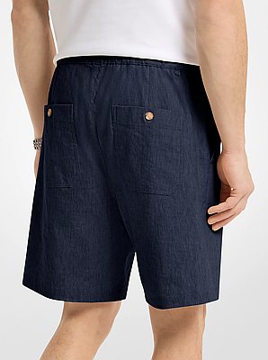 Linen Blend Shorts