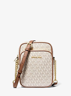 Jet Set Travel Medium Logo Crossbody Bag