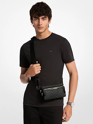 Hudson Signature Logo Crossbody Bag