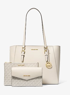 Charlotte Large Saffiano Leather 3-in-1 Tote Bag