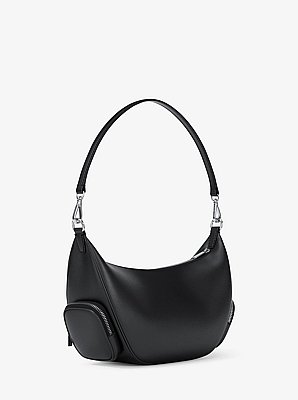 Merritt Medium Pebbled Leather Convertible Shoulder Bag