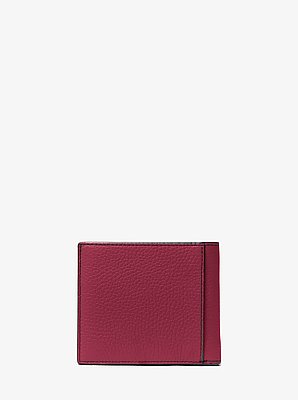 Hudson Pebbled Leather Billfold Wallet