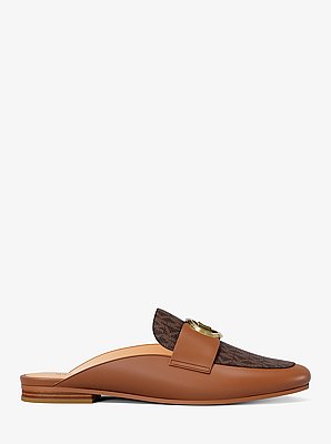 Mckenzie Logo and Leather Mule