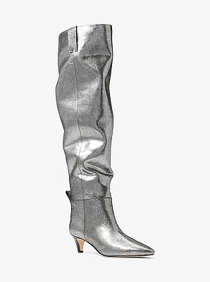 Daniela Metallic Leather Boot
