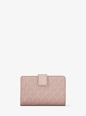 Jet Set Medium Signature Logo Bi-Fold Wallet