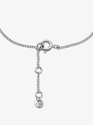 Precious Metal-Plated Sterling Silver Heart Bracelet