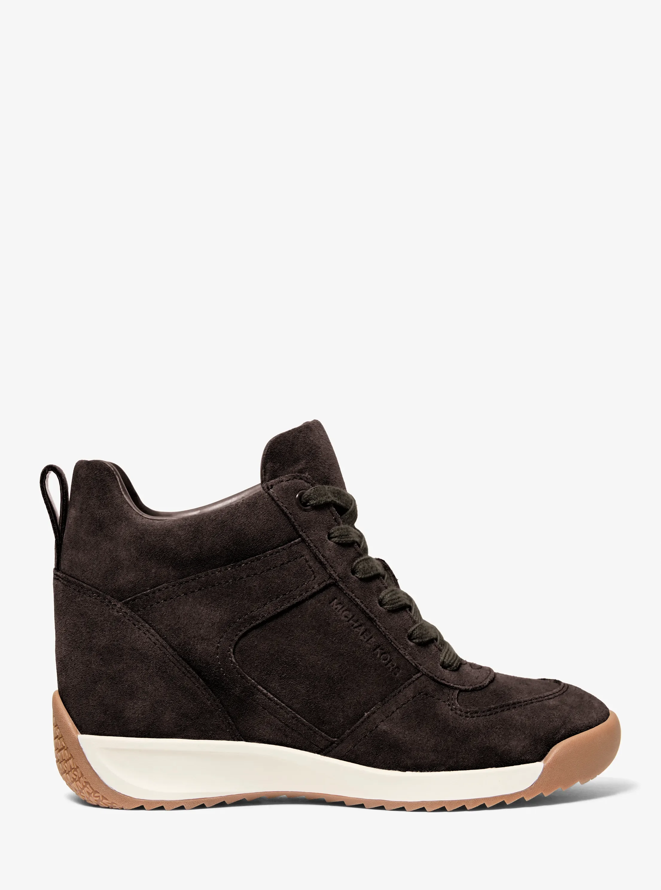 Женские кроссовки Michael Kors Nikko S2 Suede Wedge Trainer — фото 2