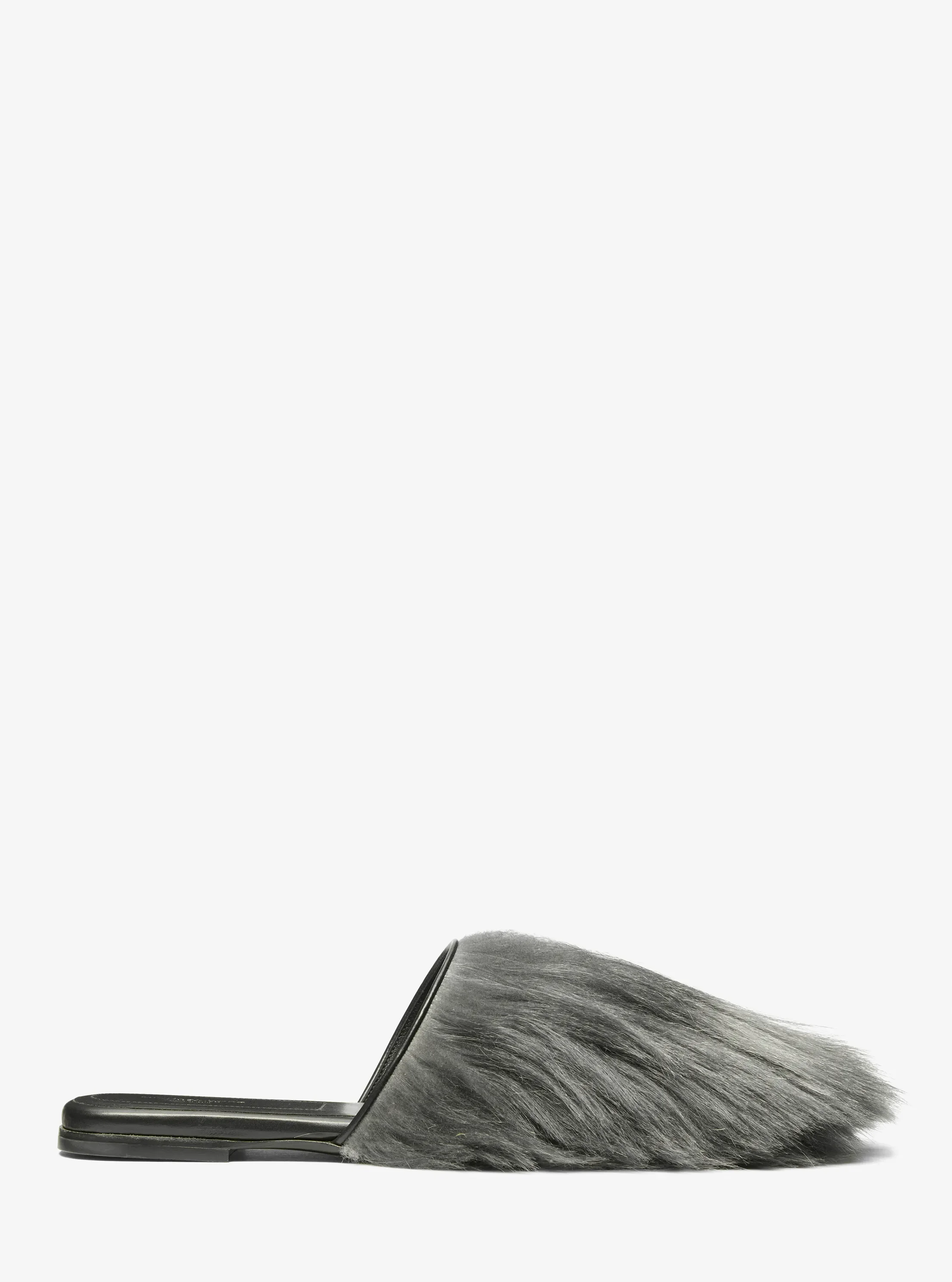 Тапочки Michael Kors Liisa Shearling Slipper, цвет: Оловянный — фото 2