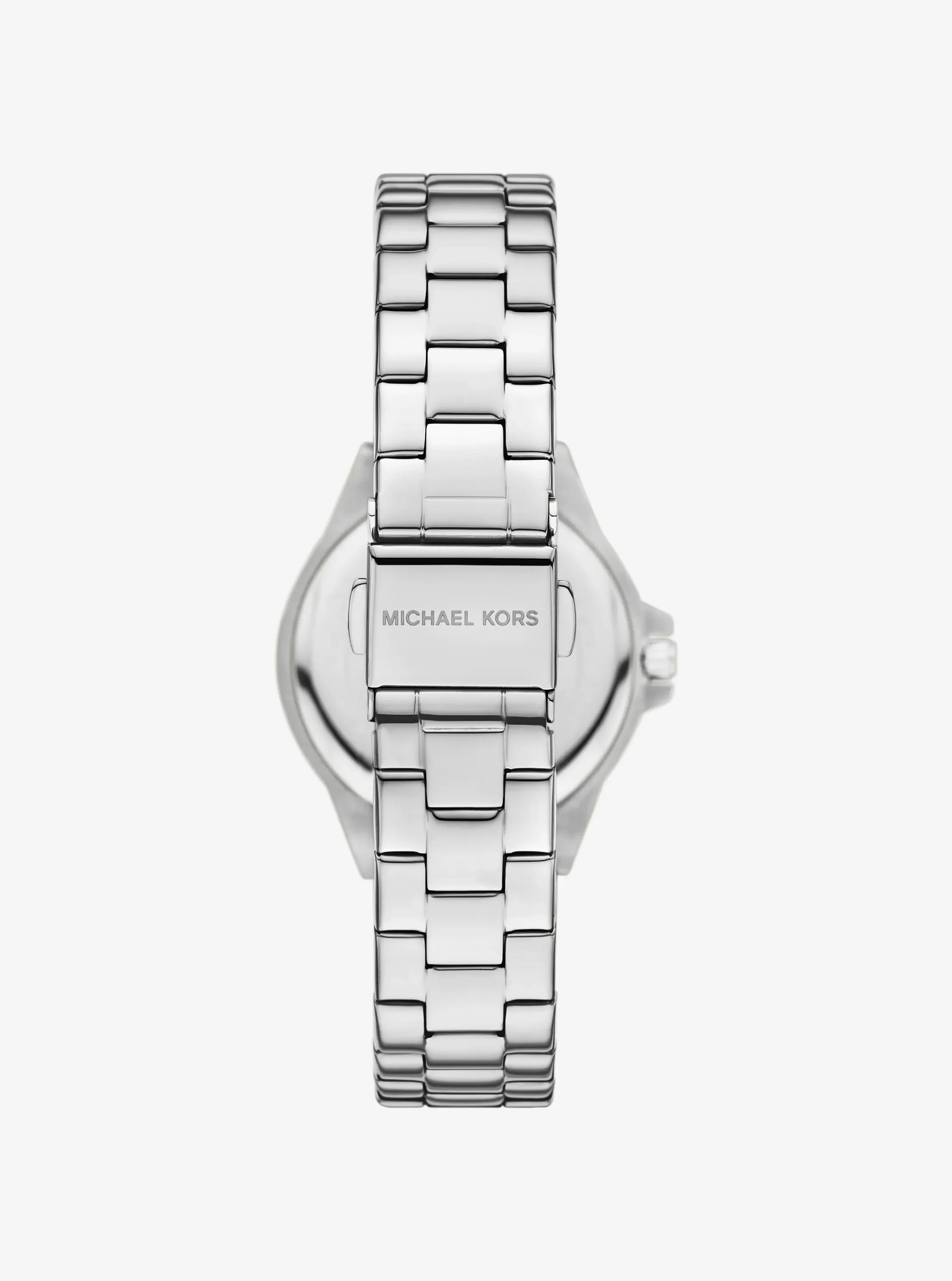 Часы Michael Kors Mini Lennox Pavé Silver-Tone Watch, цвет: Серебряный — фото 3