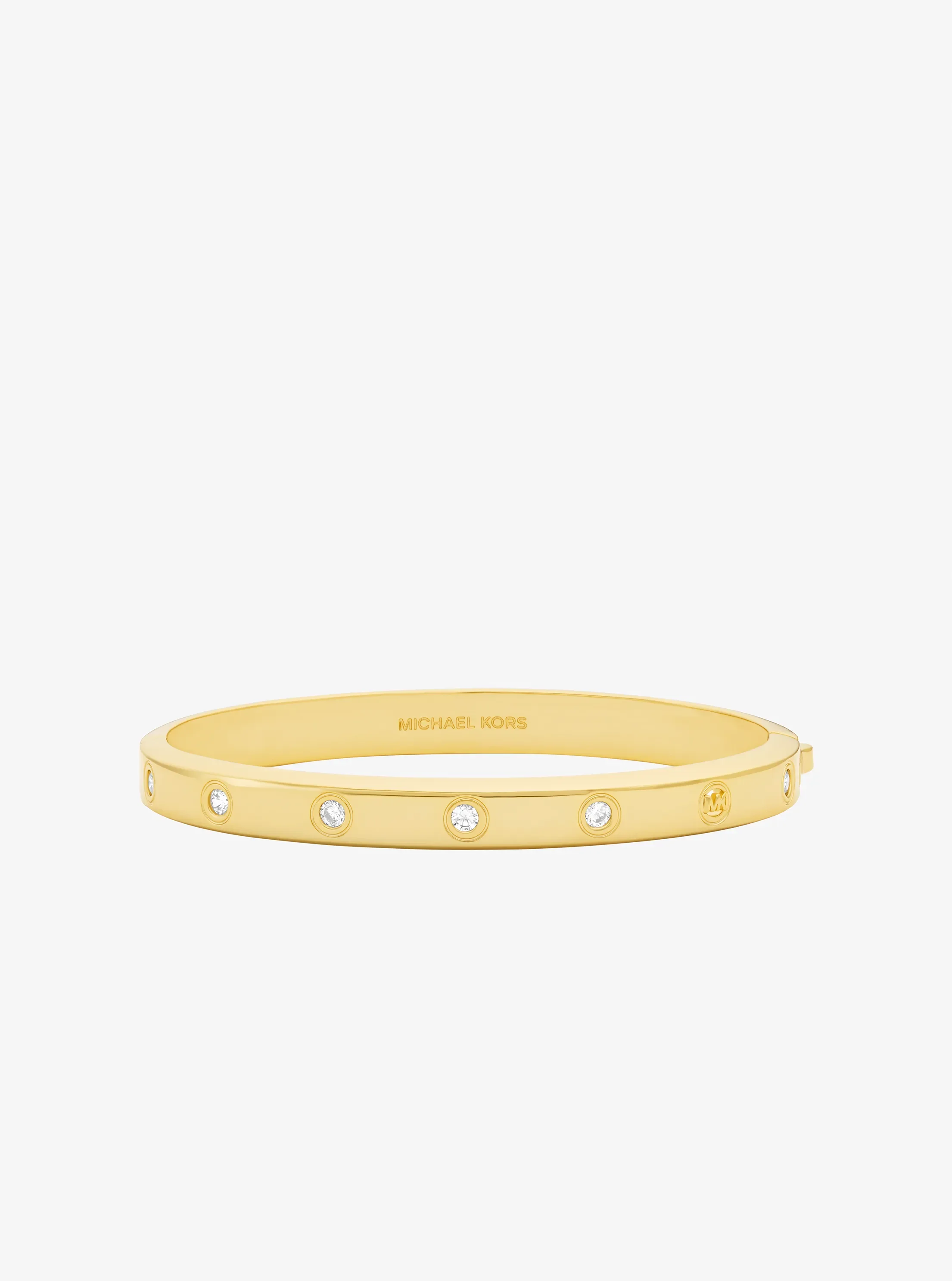 Женский браслет Michael Kors Cubic Zirconia Logo, цвет: Золотой