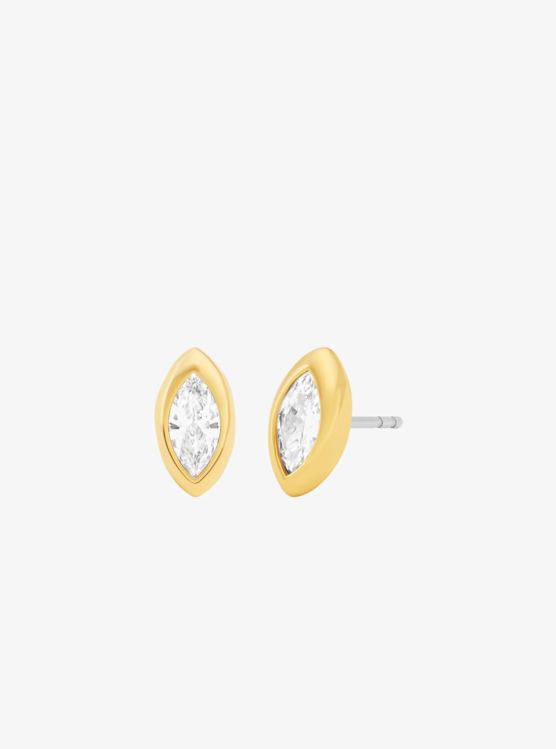 Michael Kors Marquise Cut Cubic Zirconia Stud Earrings