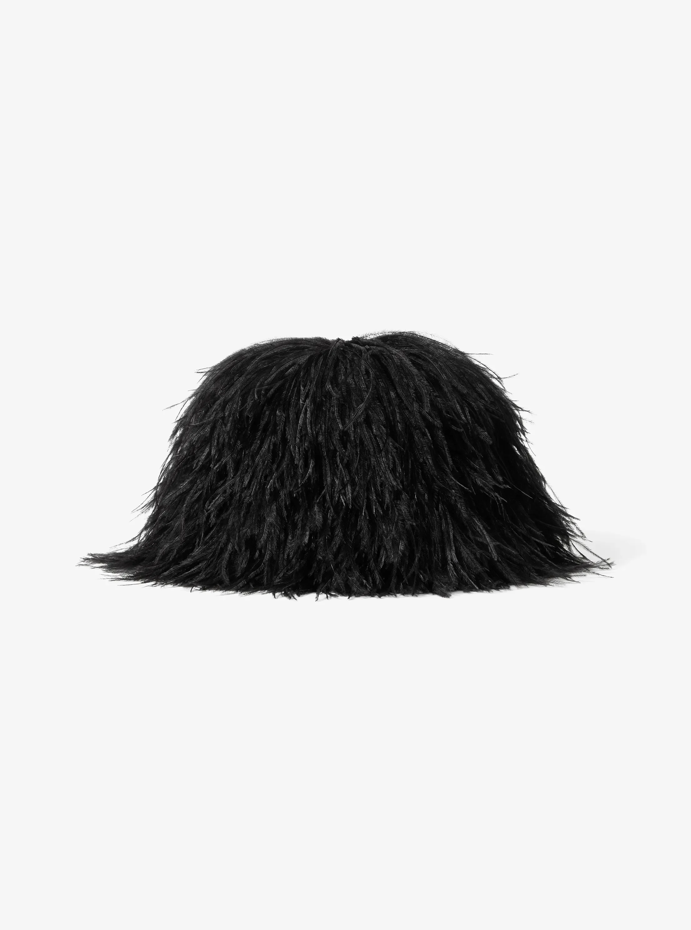 Женские головные уборы Michael Kors Hand-Embroidered Ostritch Plume Bucket Hat