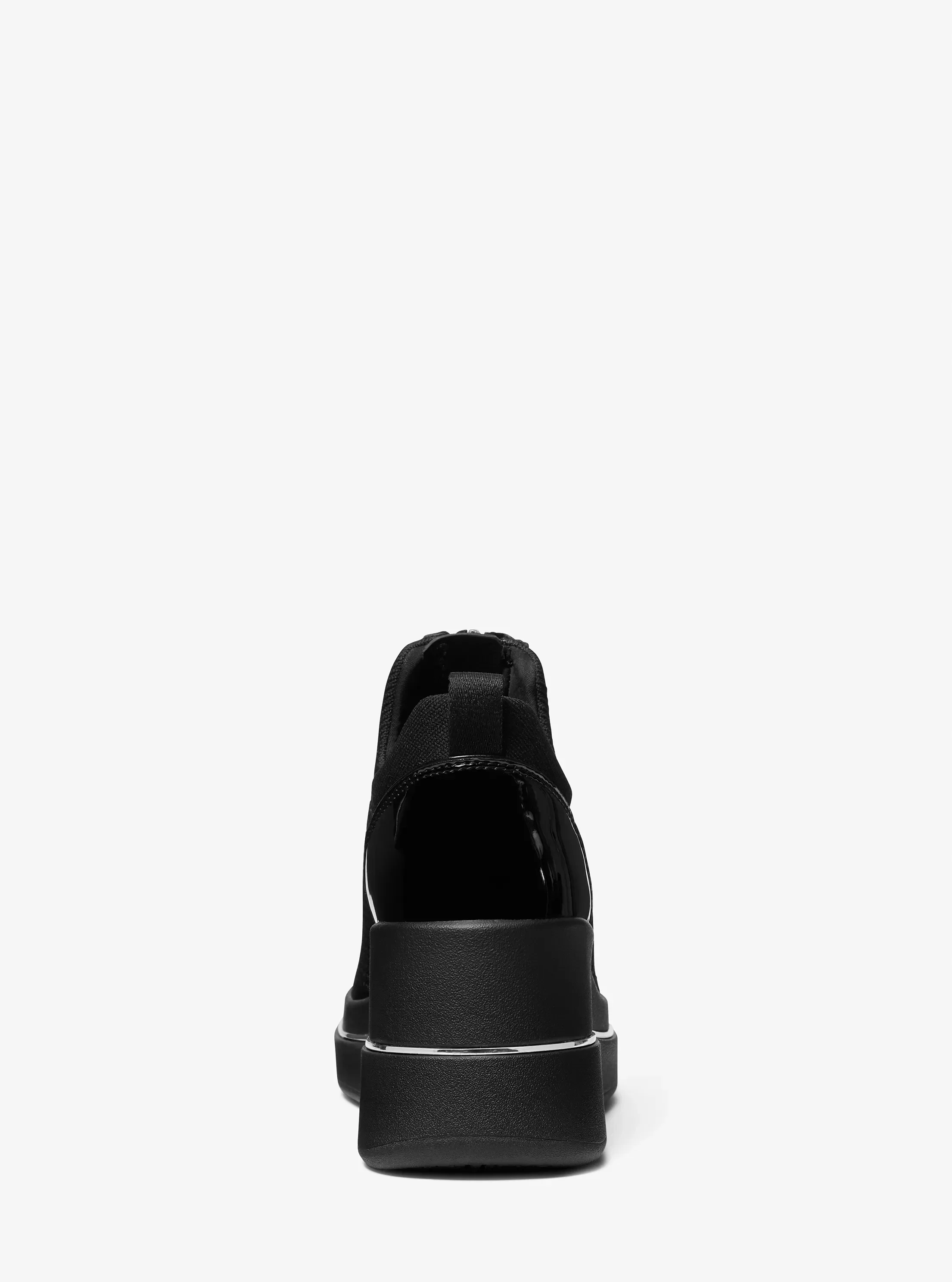Женские кроссовки Michael Kors Emmy Stretch Knit Zip Wedge Trainer — фото 3