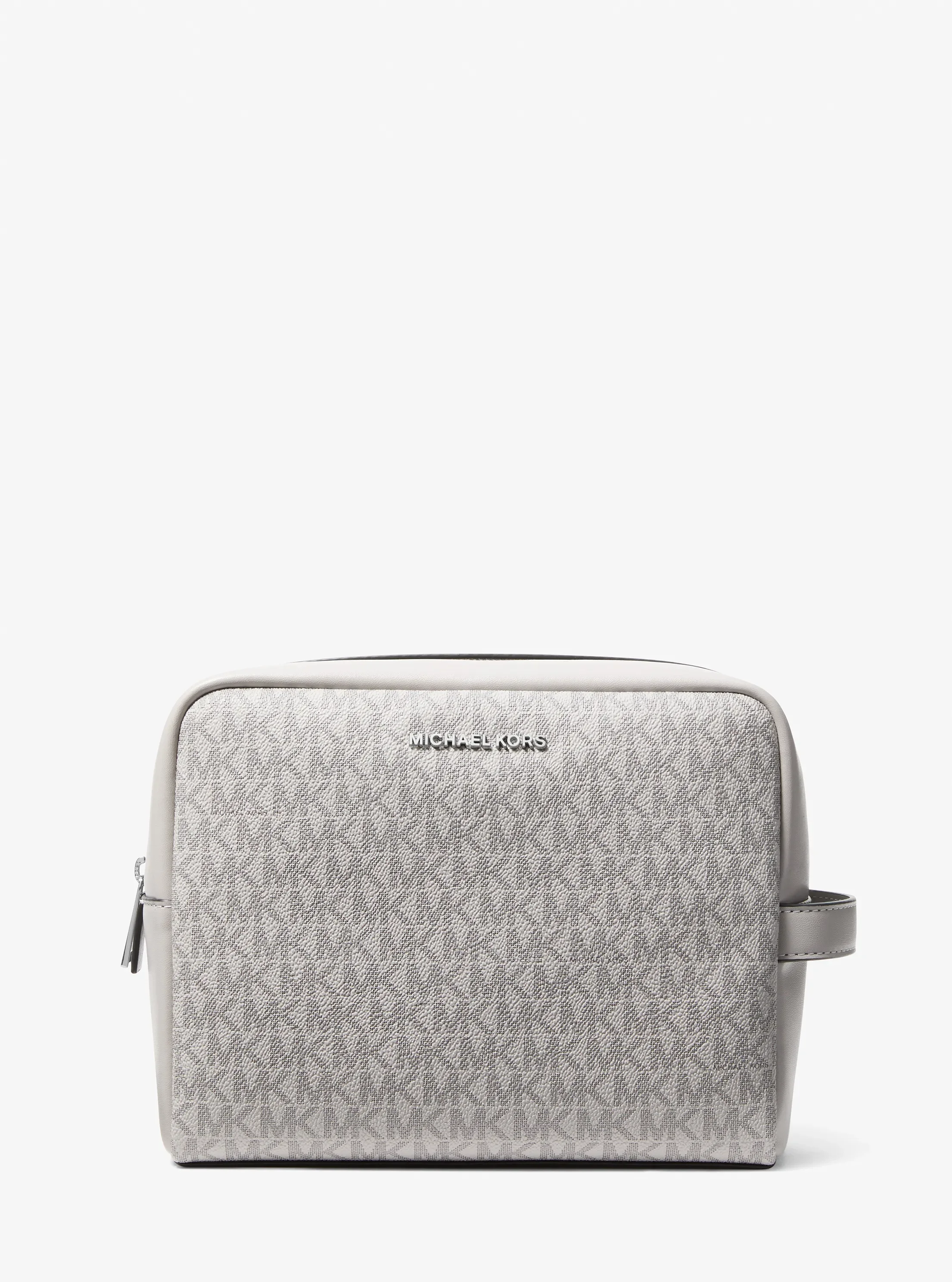 Мужские сумки Michael Kors Hudson Signature Logo Travel Kit, цвет: Nickel