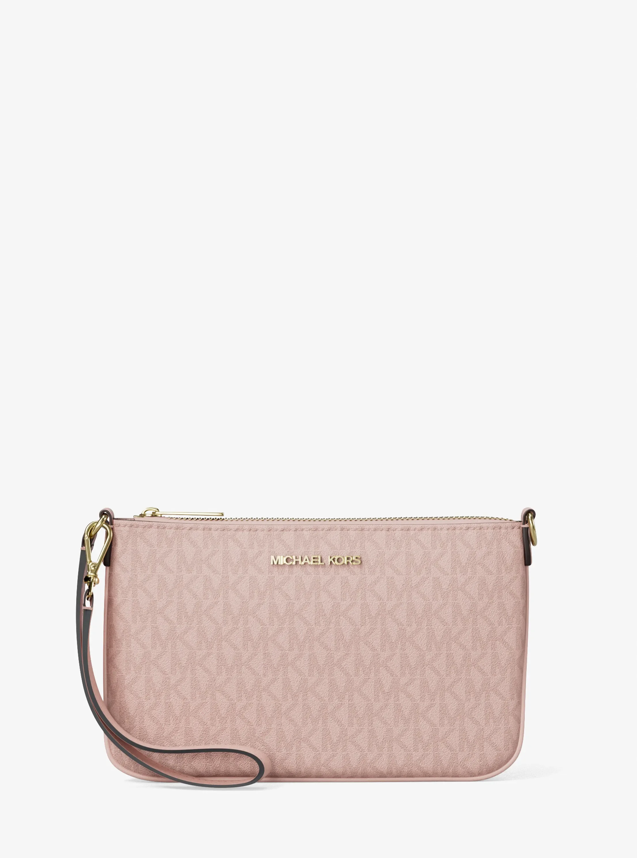Сумки Michael Kors Jet Set Small Signature Logo Convertible Wristlet