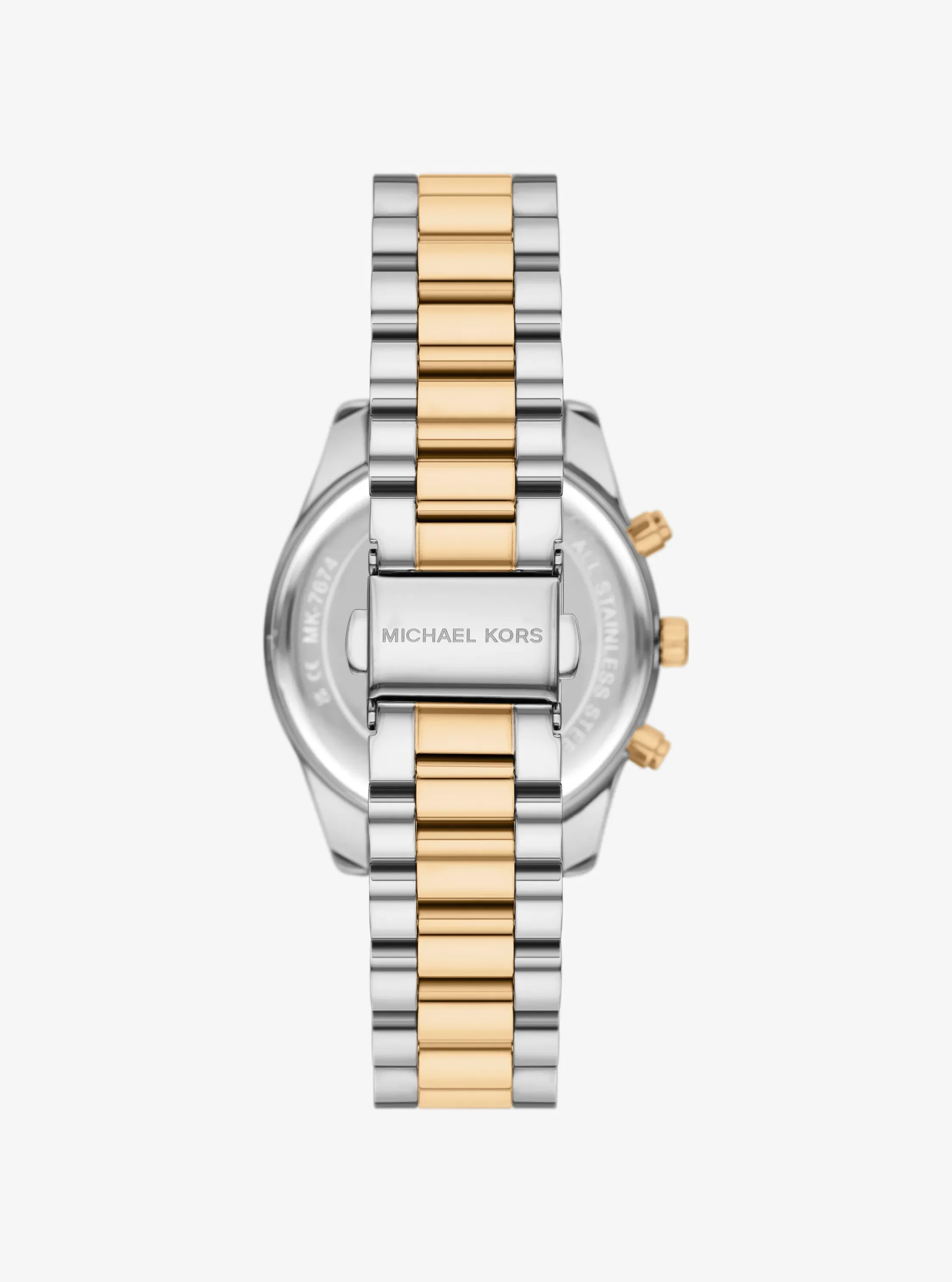 Женские часы Michael Kors Lexington Pavé Two-Tone Watch, цвет: Двухцветный — фото 3