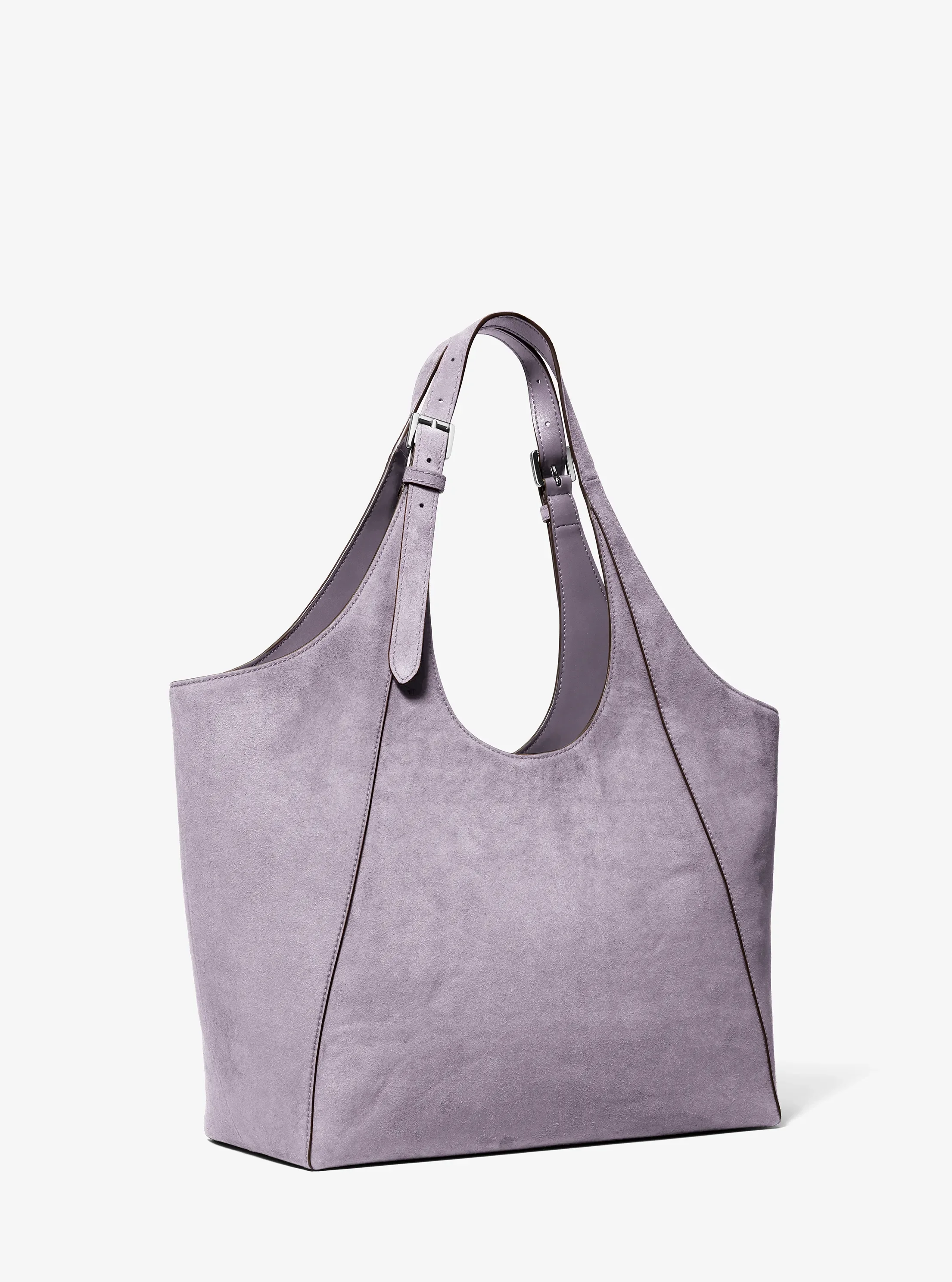 Женская сумка Michael Kors Bernie Large, цвет: Сиреневый — фото 3