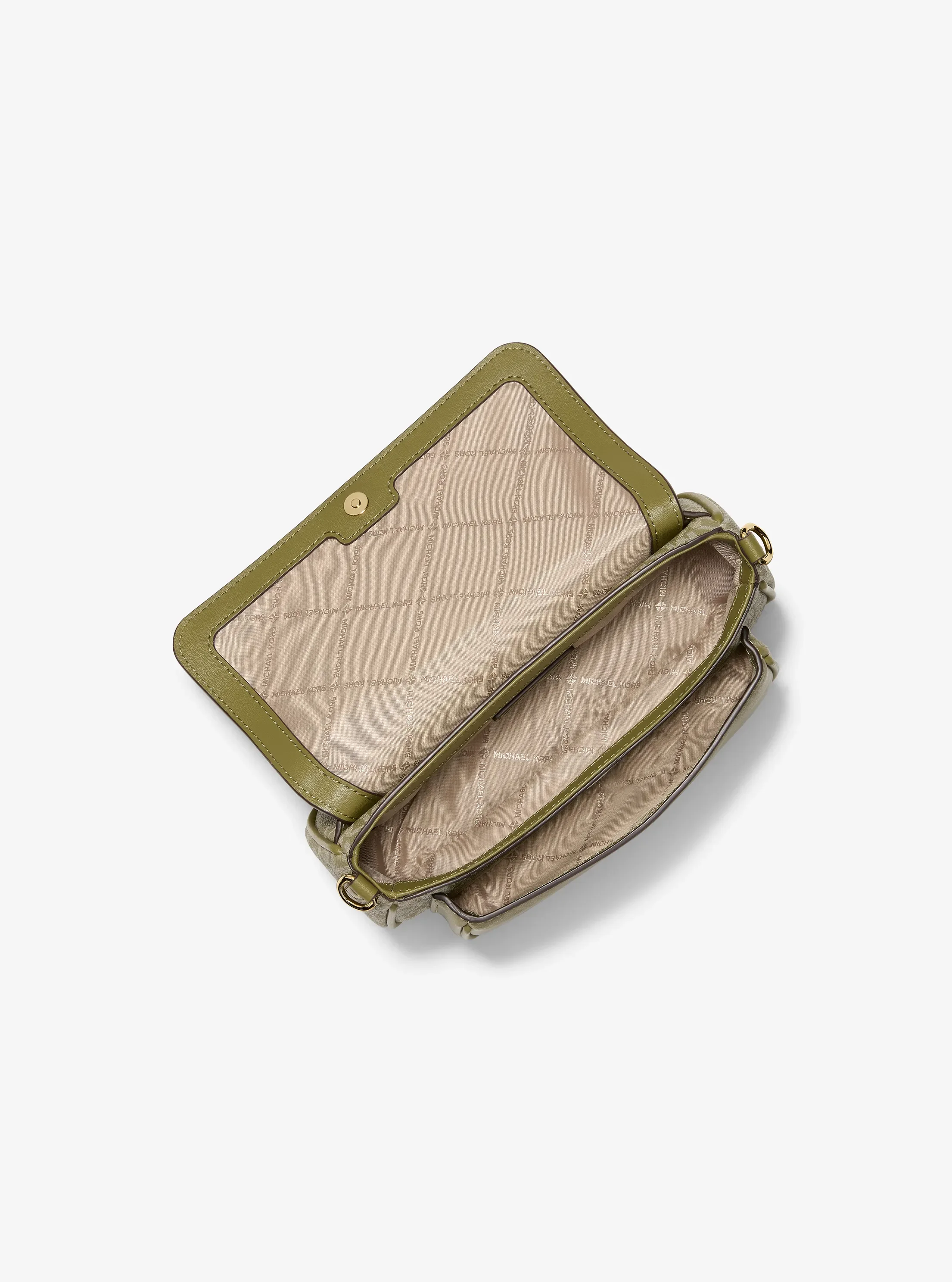 Michael Kors Jet Set Travel Small Signature Logo Crossbody Bag With Pouch — фото 2