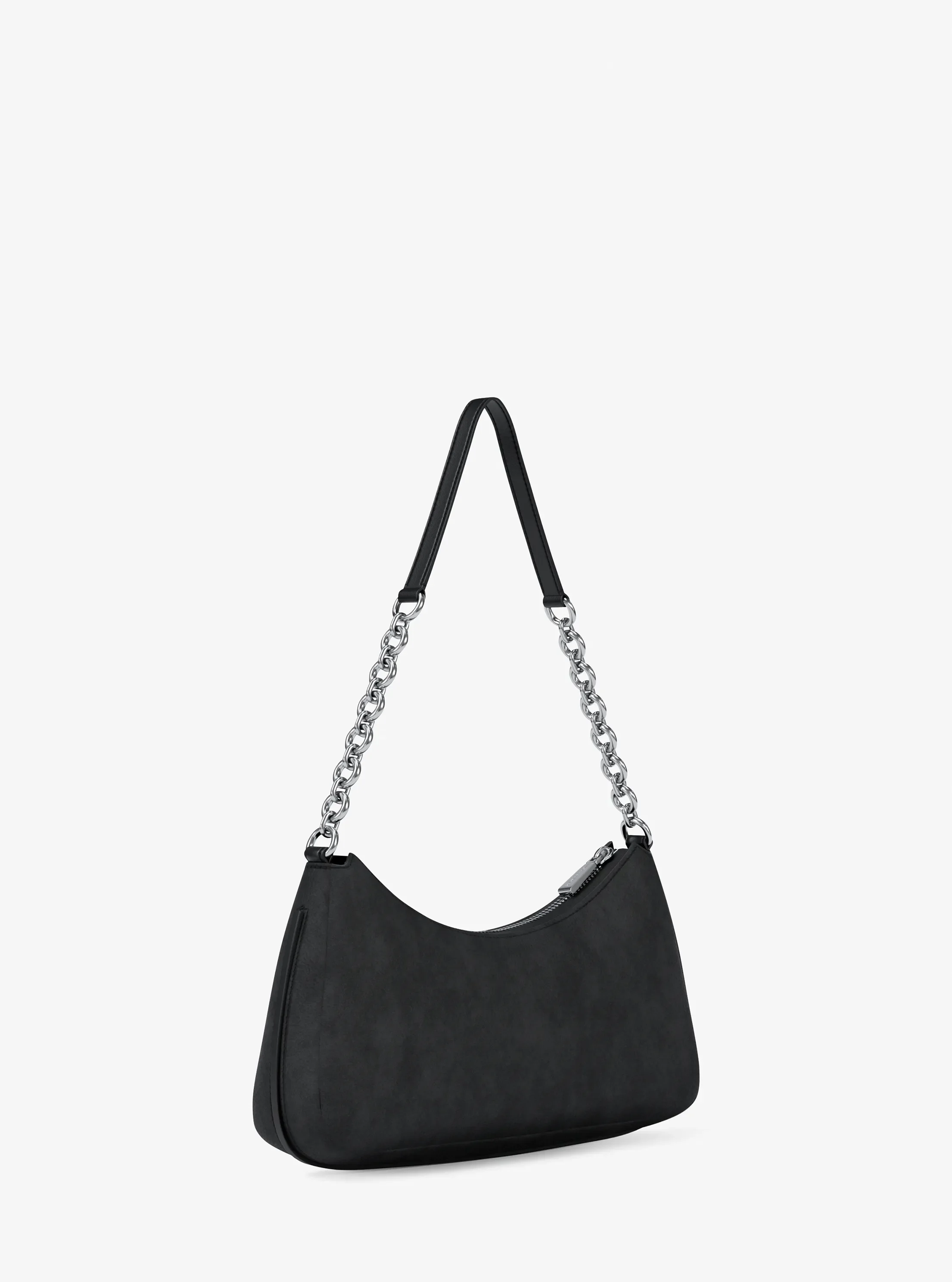 Сумка Michael Kors Nolita Medium Nubuck Chain Pochette, цвет: Чёрный — фото 3