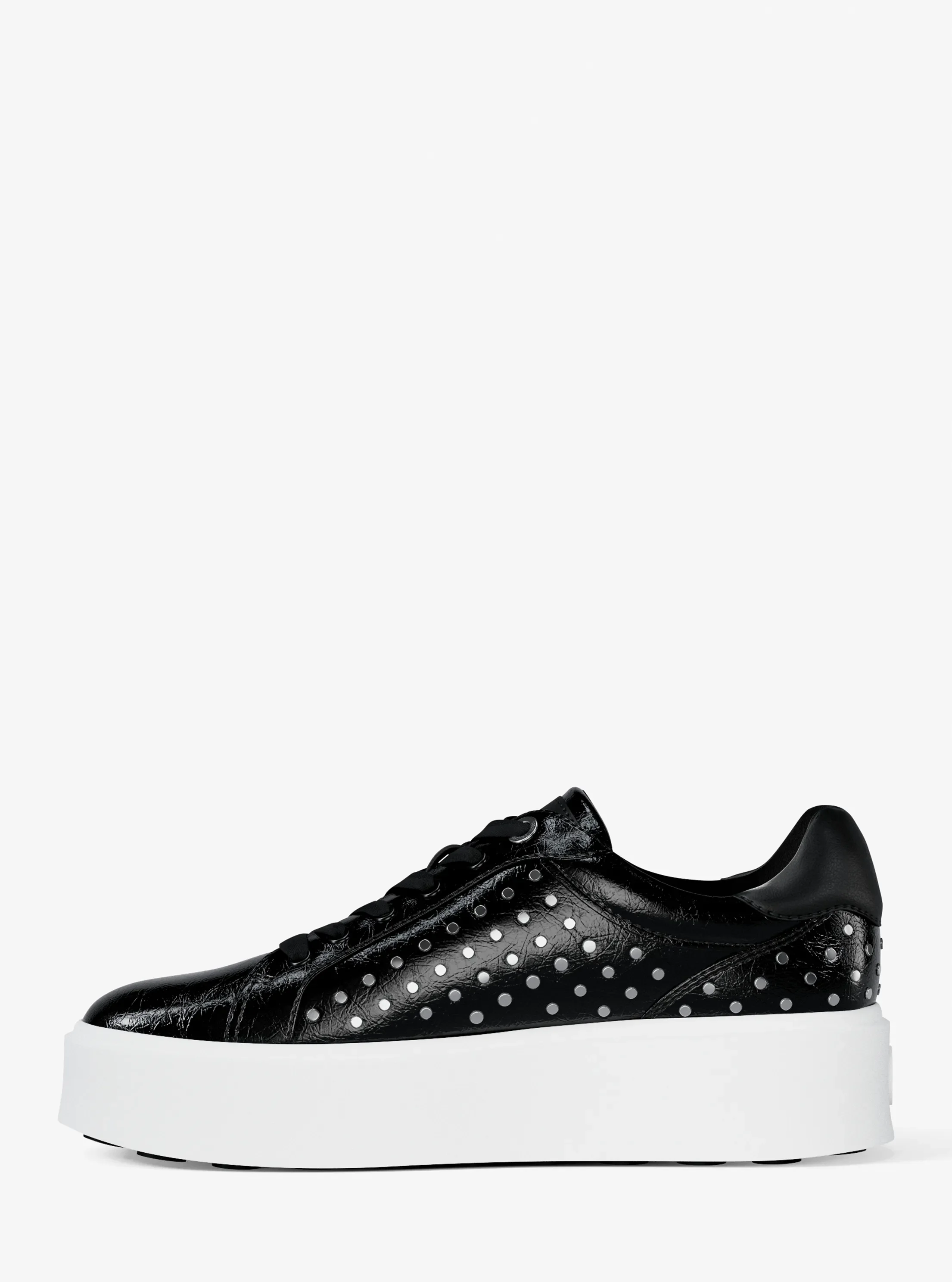 Кроссовки Michael Kors Romey Studded Platform, цвет: Чёрный — фото 3