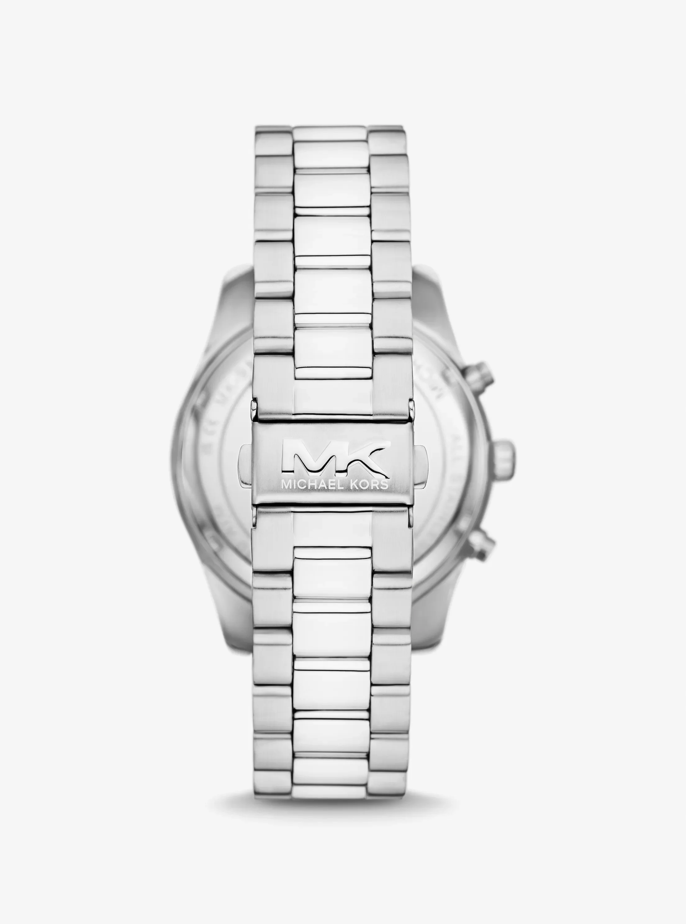 Мужские часы Michael Kors Oversized Lexington Silver-Tone Watch, цвет: Серебряный — фото 3