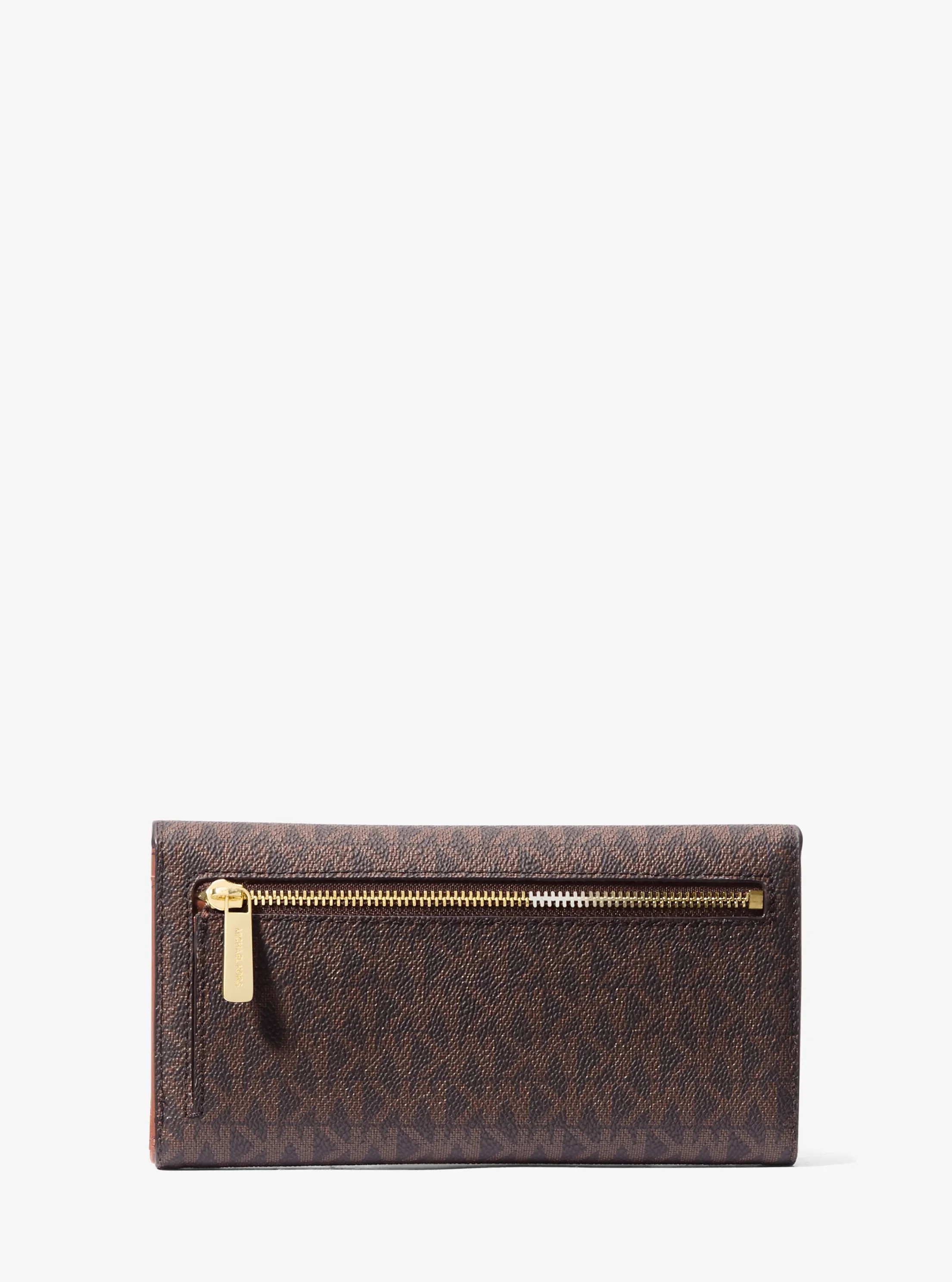 Кошельки Michael Kors Jet Set Large Logo Trifold Wallet — фото 3