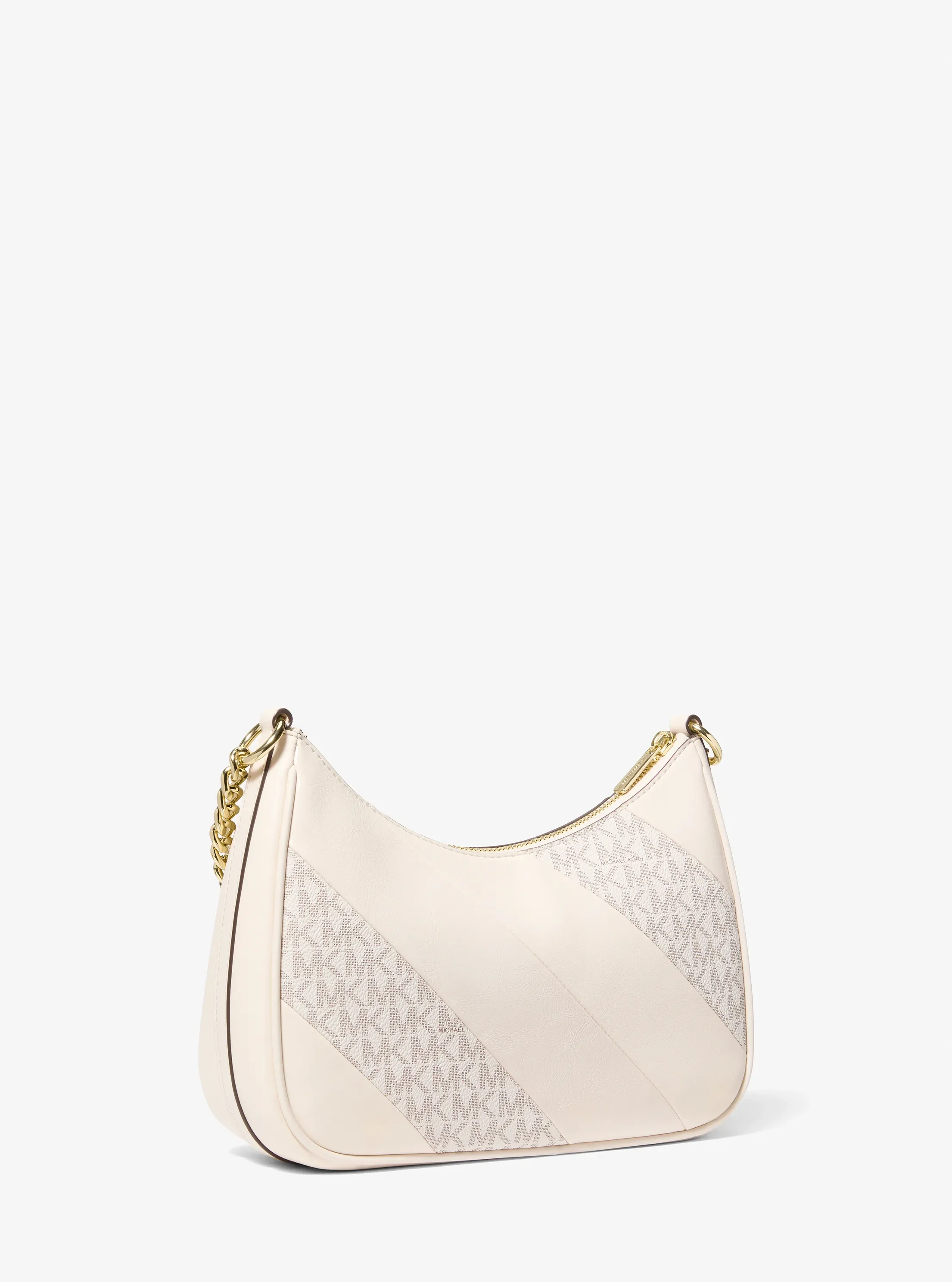 Женская сумка Michael Kors Jet Set Travel Large Signature Logo Trim Convertible Crossbody, цвет: Разноцветный — фото 3
