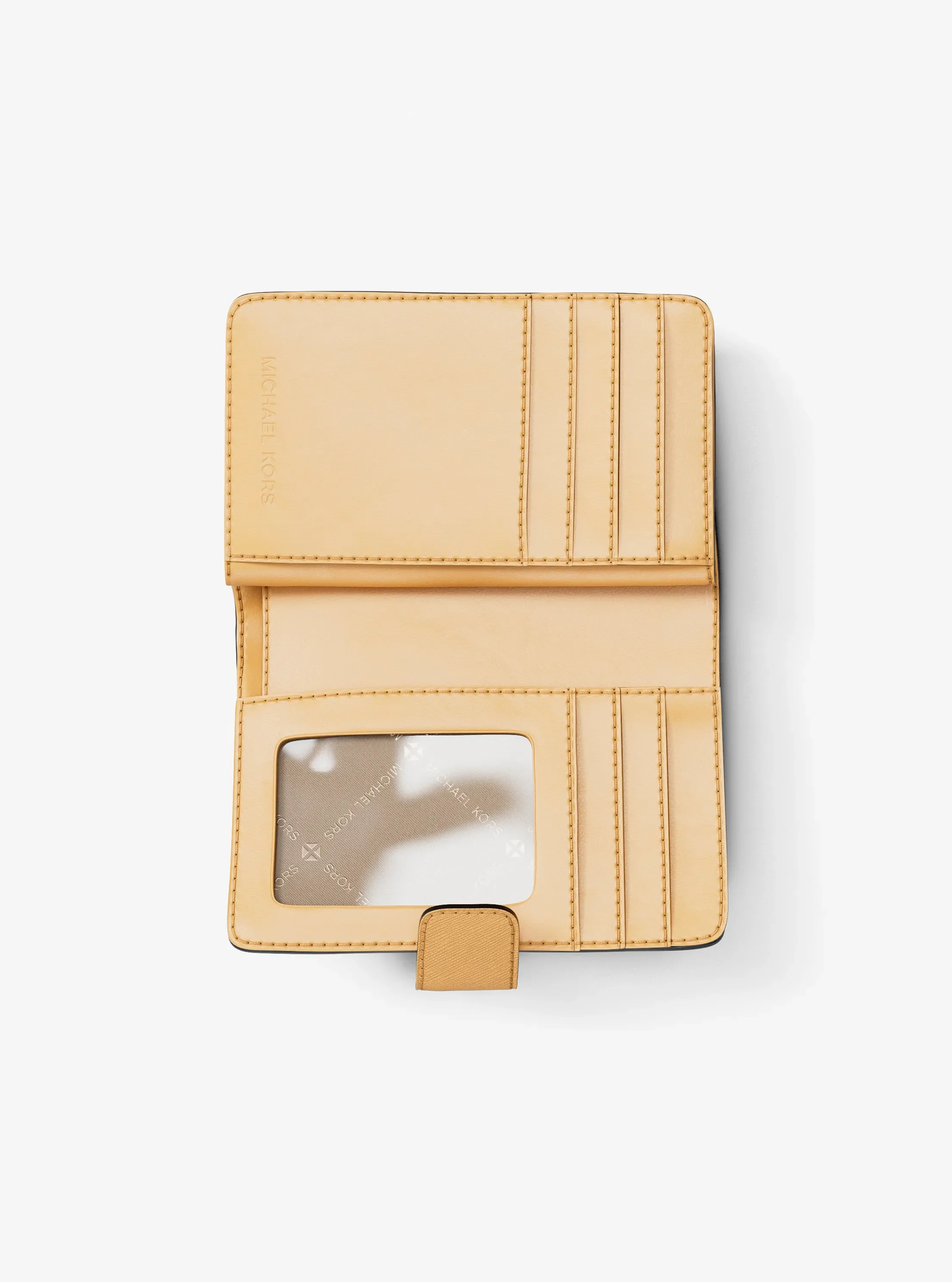 Кошельки Michael Kors Medium Crossgrain Leather Wallet — фото 2
