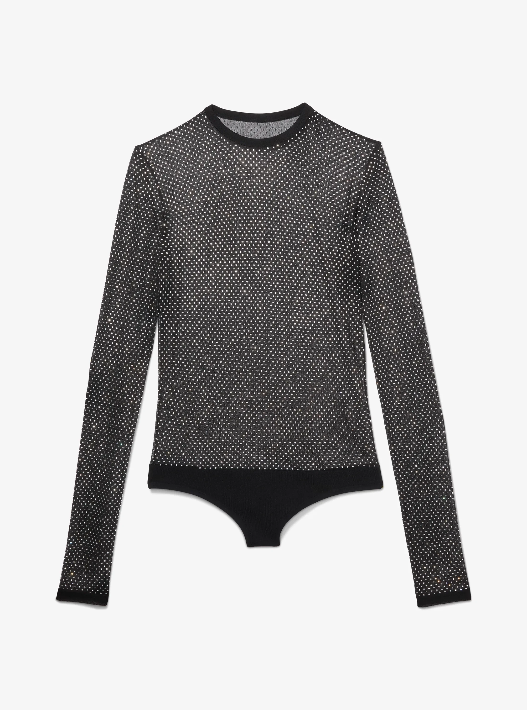 Michael Kors Crystal-Embellished Viscose Bodysuit — фото 3