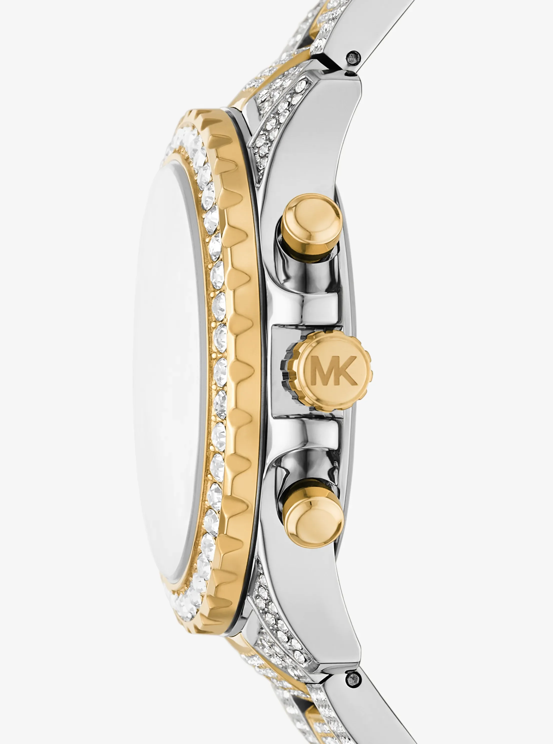 Часы Michael Kors Oversized Everest Pavé Two-Tone Watch, цвет: Двухцветный — фото 2