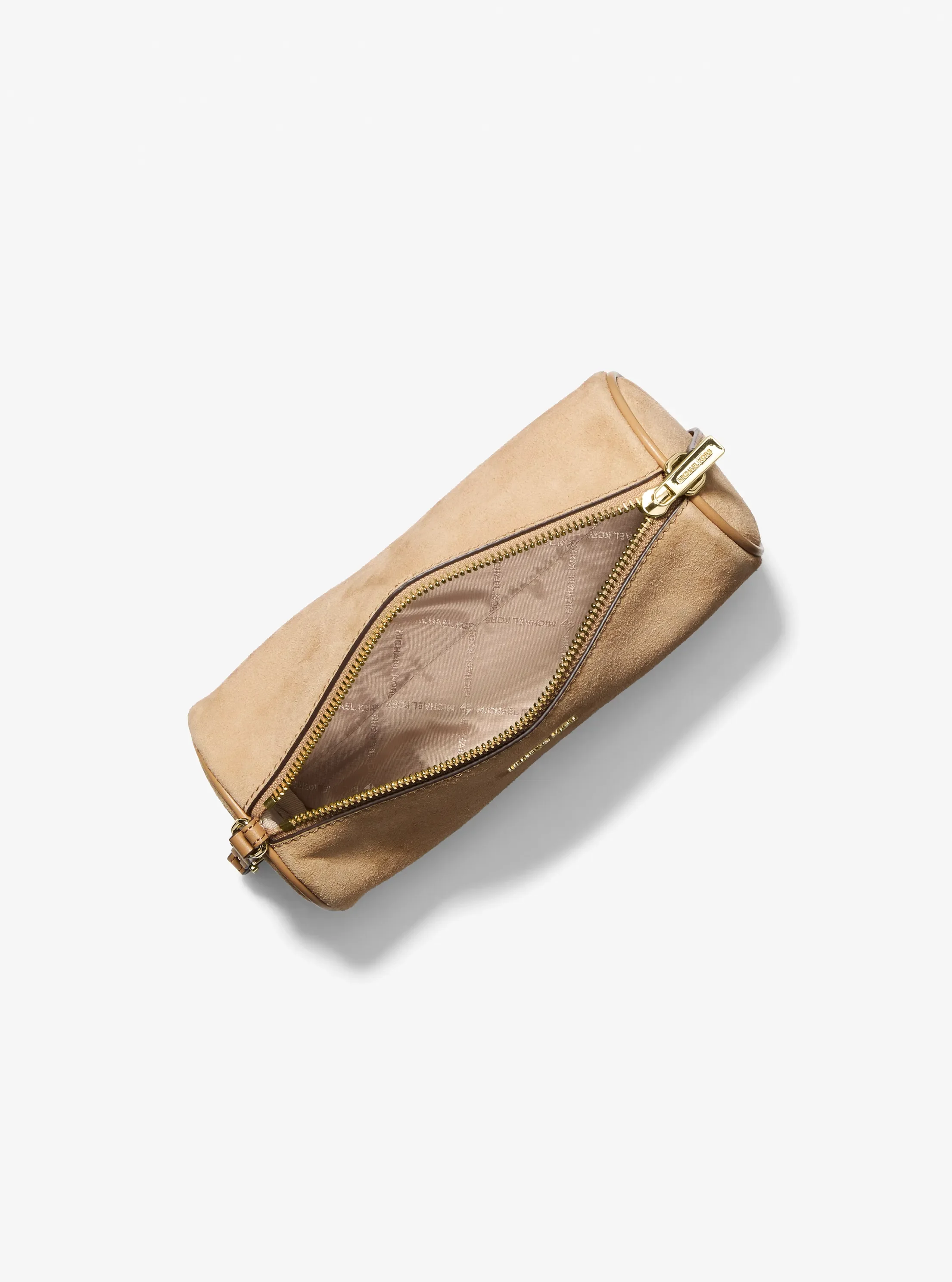 Сумка Michael Kors Ashton Small Barrel Pochette, цвет: Верблюжий — фото 2