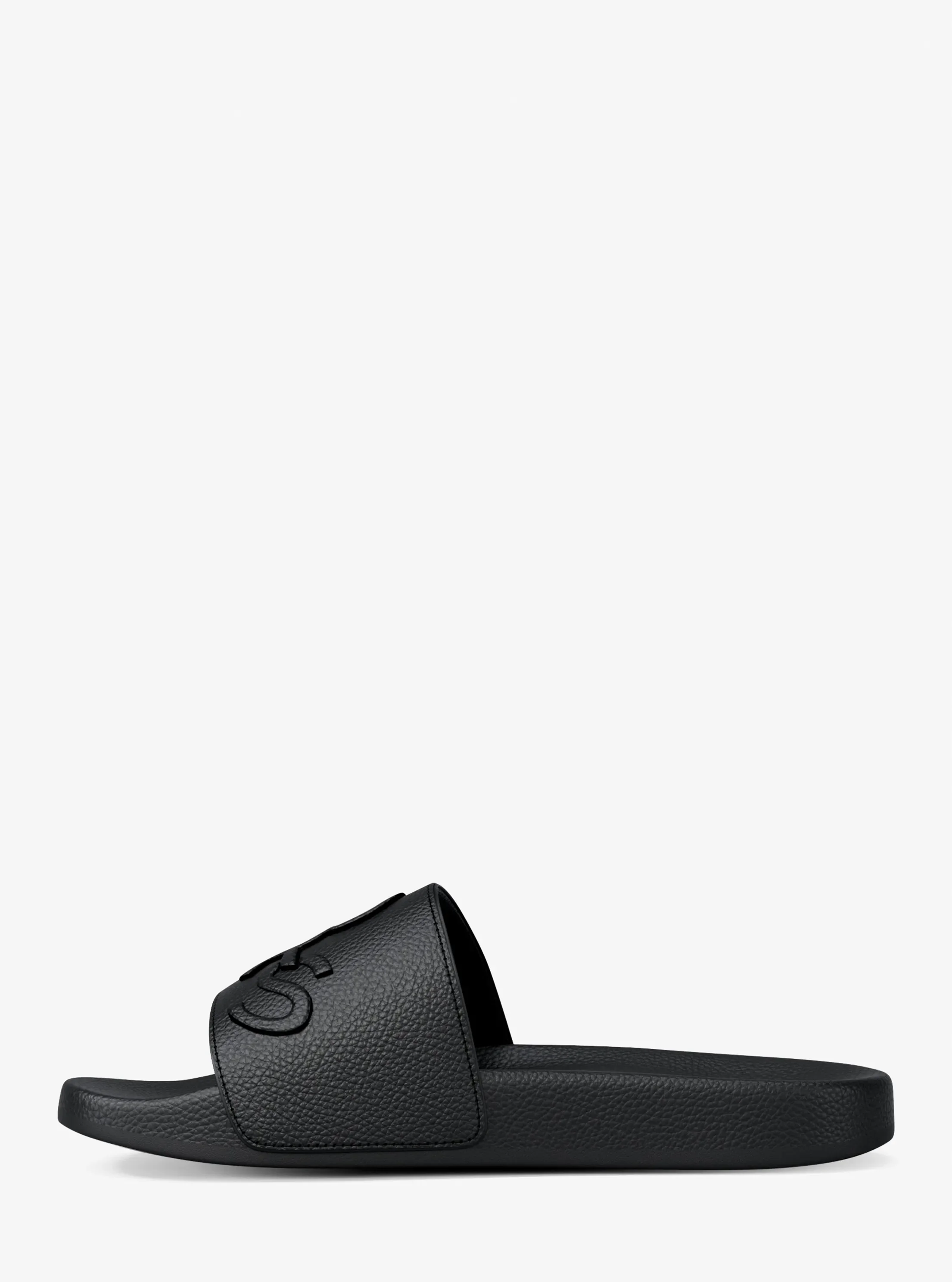Сандалии Michael Kors Dawson KORS Slide Sandal, цвет: Чёрный — фото 3