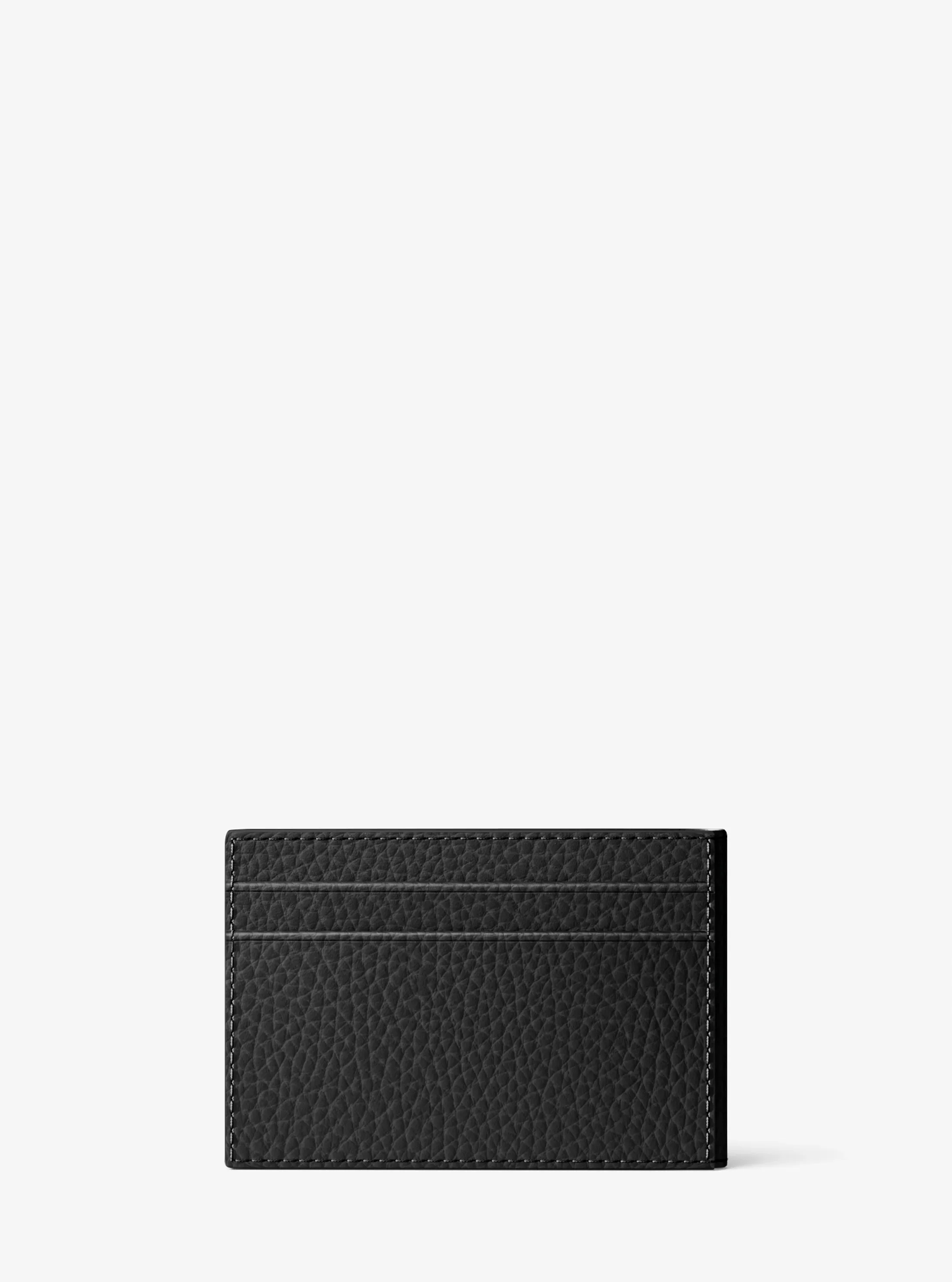 Кошелёк Michael Kors Cooper Pebbled Leather, цвет: Чёрный — фото 3