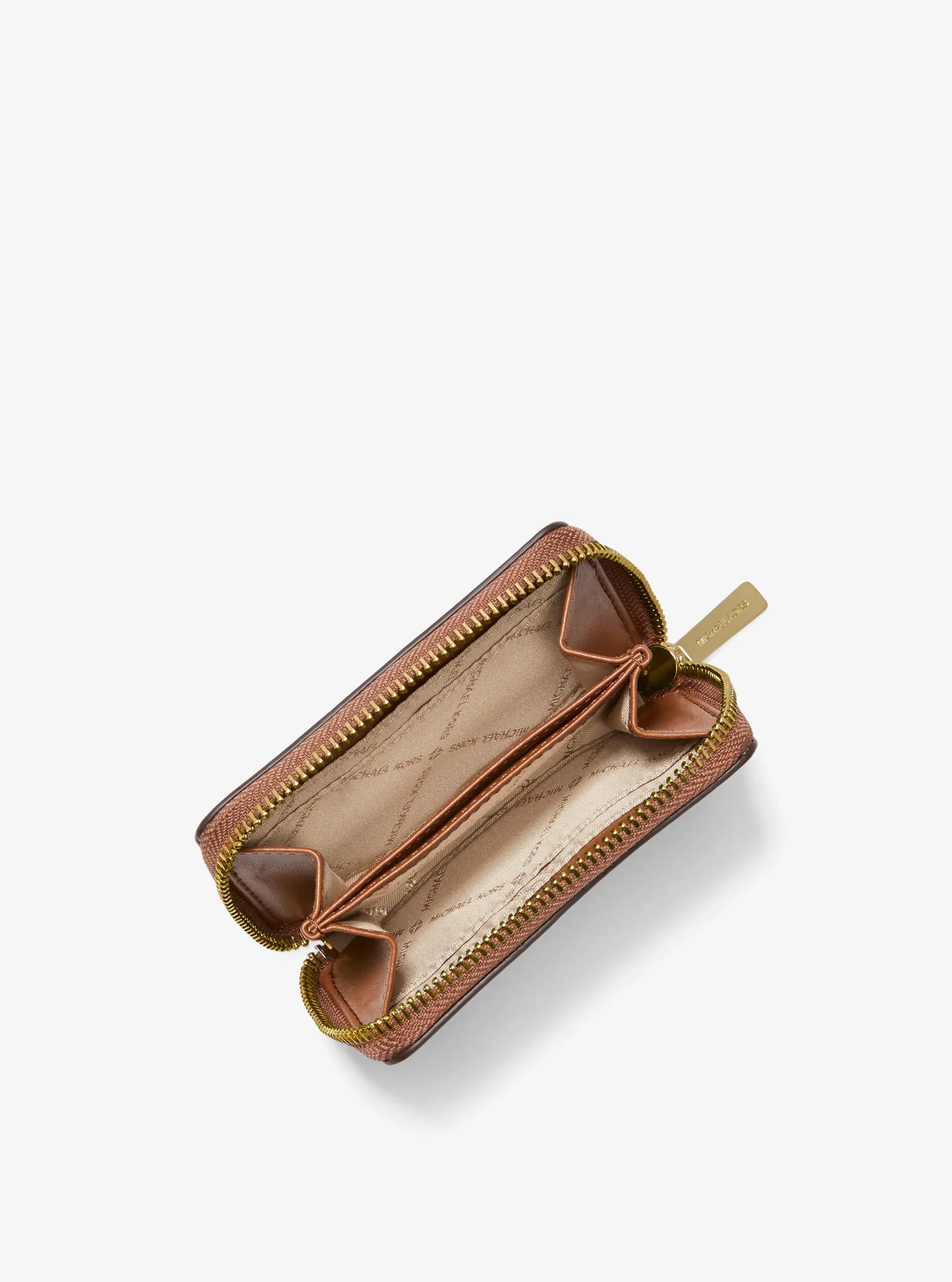 Кошельки Michael Kors Jet Set Travel Medium Logo Zip-Around Card Case — фото 2