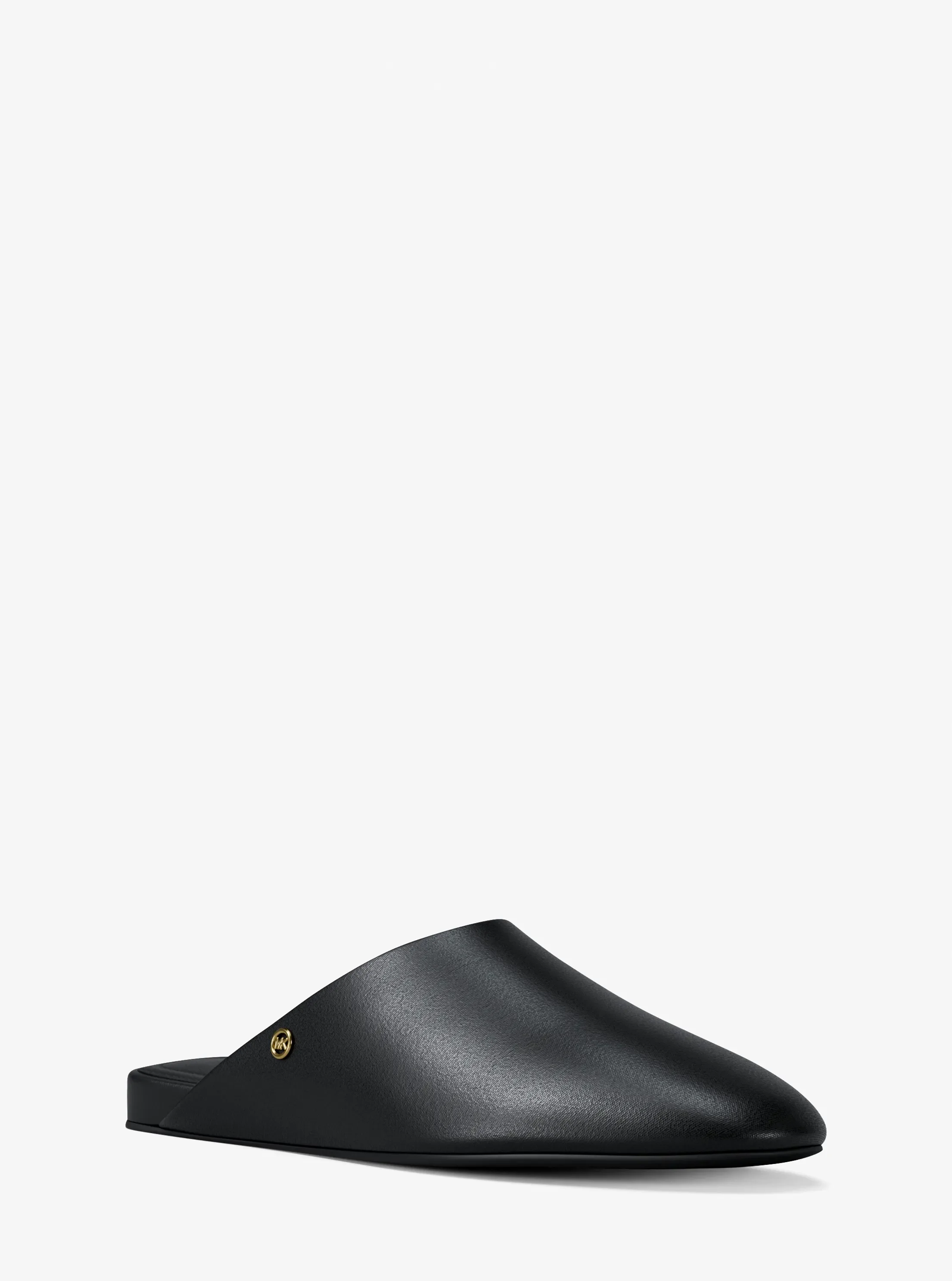 Женские сабо Michael Kors Cady Leather Mule, цвет: Чёрный