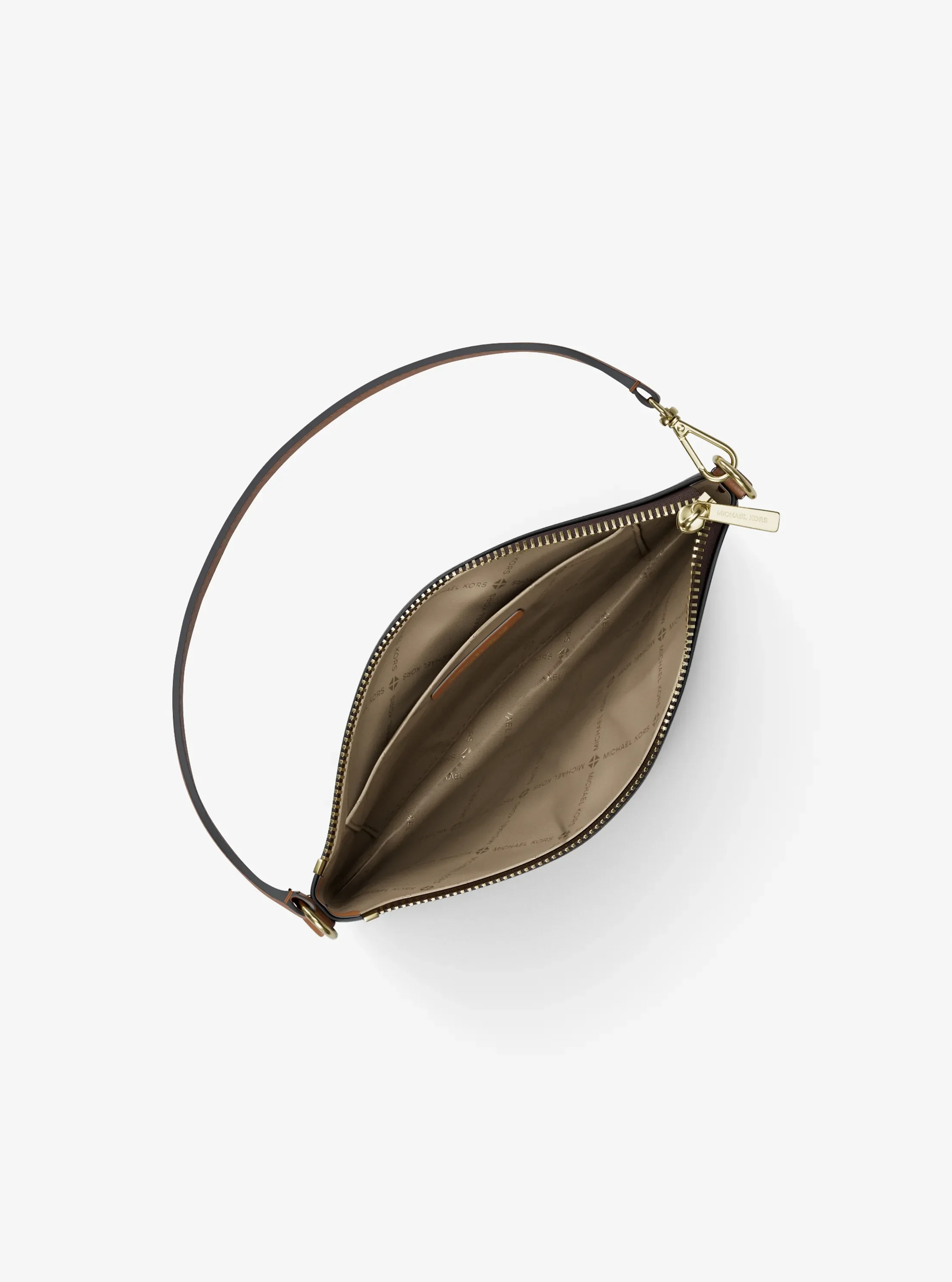 Сумки Michael Kors Jet Set Travel Small Striped Signature Logo Convertible Wristlet — фото 2